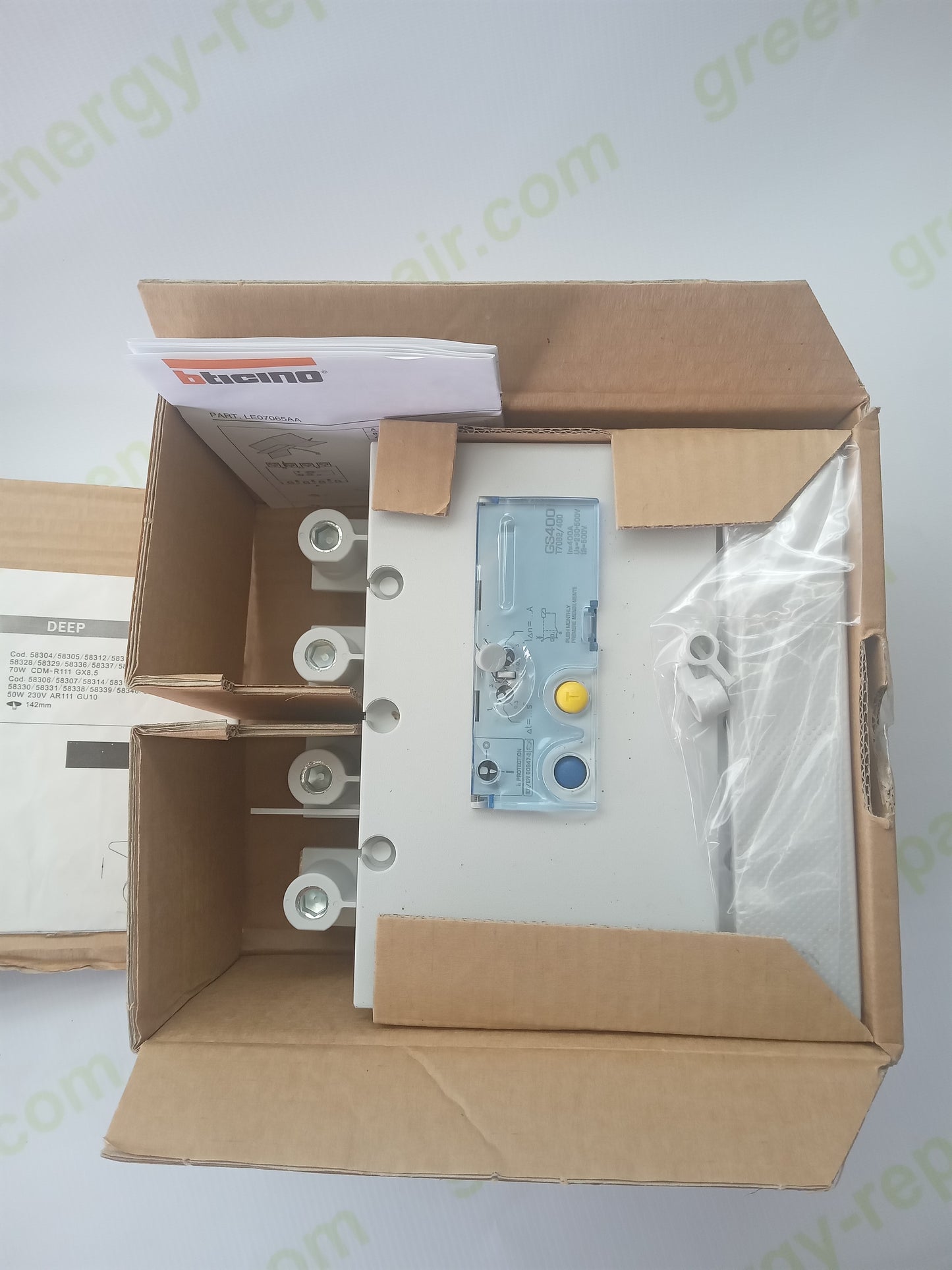 BTicino T7082/400 Megatiker – Residual Current Differential Module 400A (New)