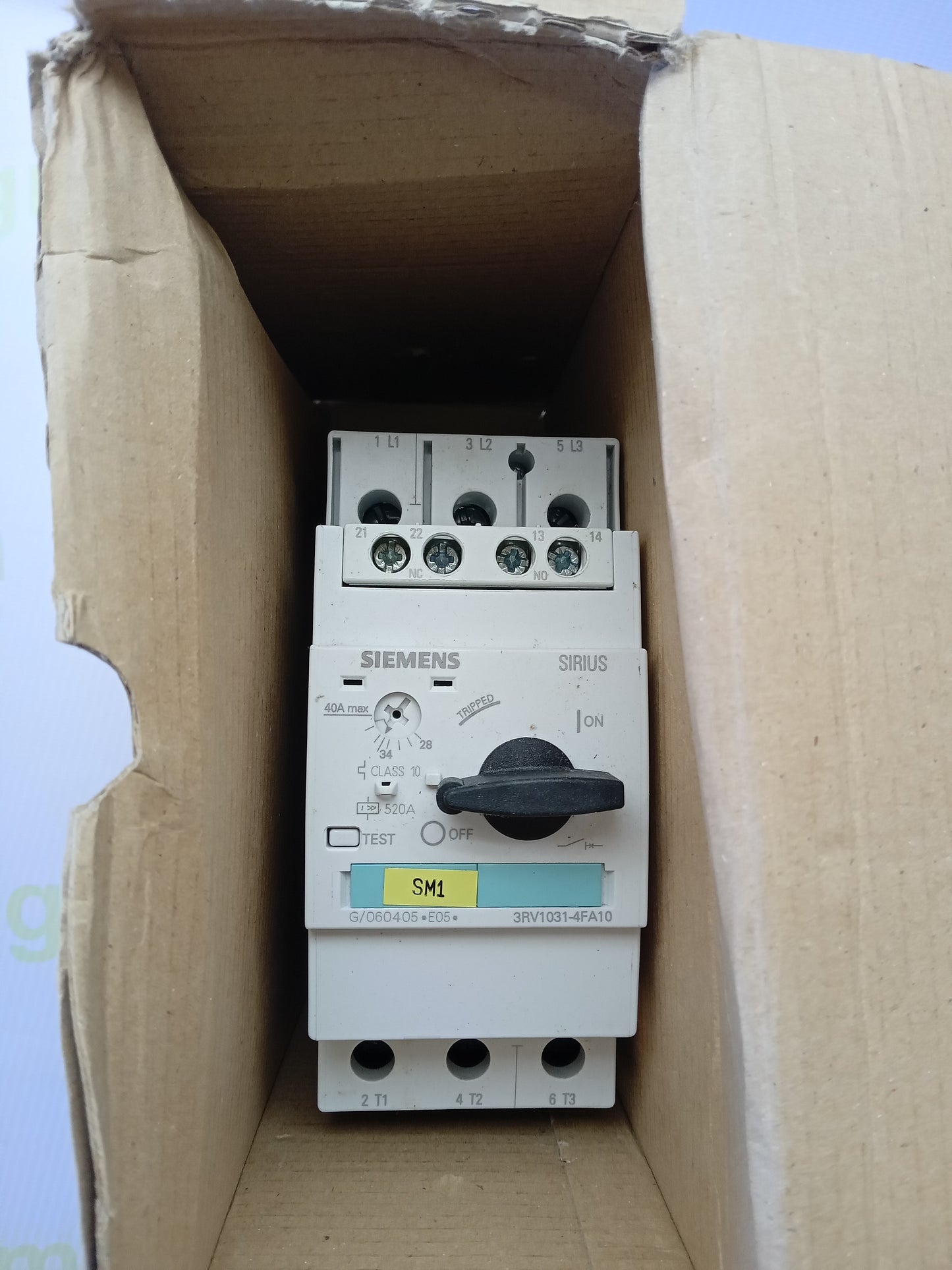 Siemens SIRIUS 3RV1041-4HA10 Motor Protection Circuit Breaker