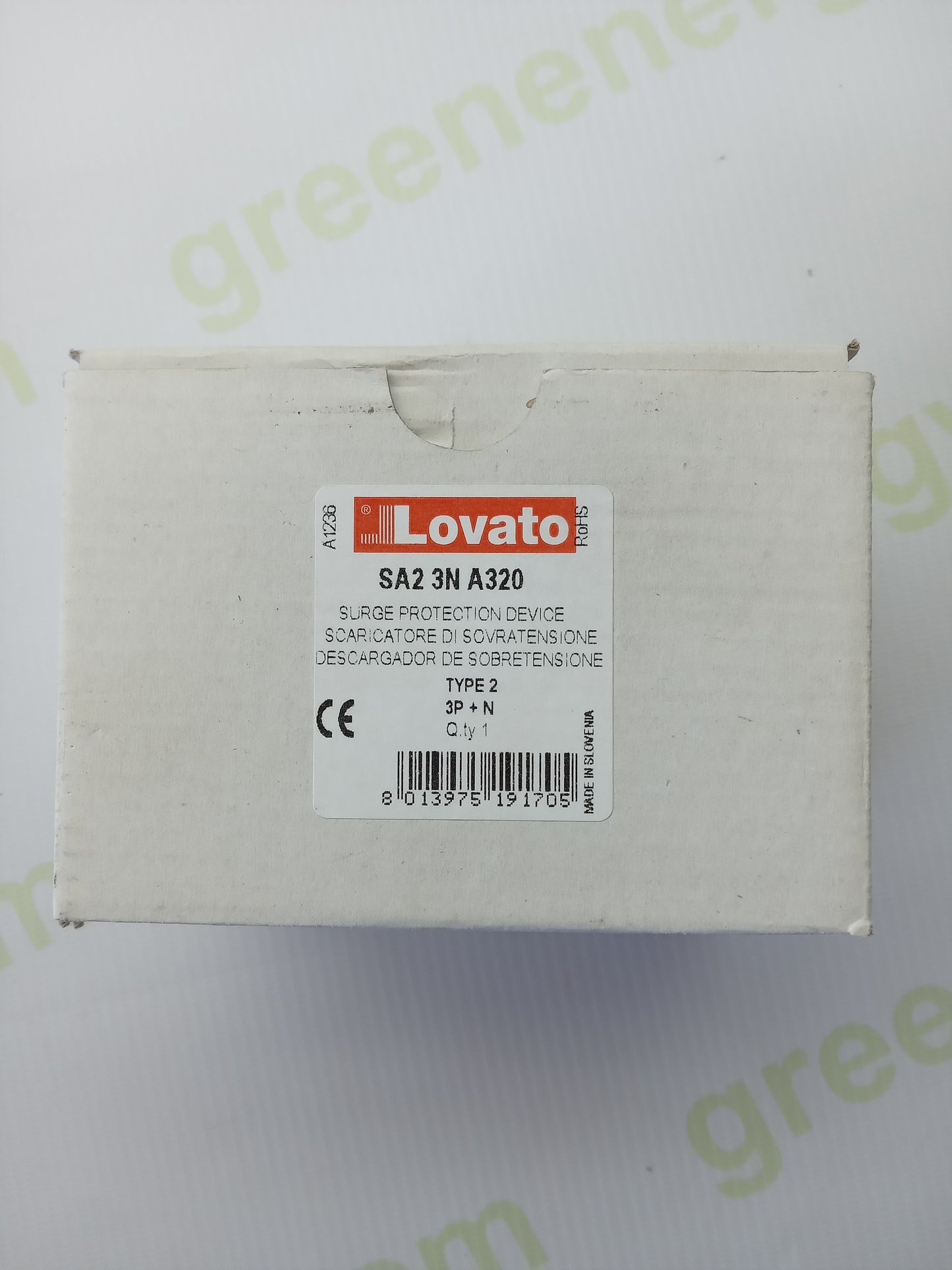 Lovato SA2 3N A320 Type 2 Surge Protection Device (SPD)