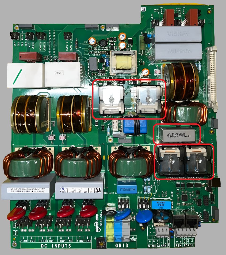 Repair Kit for Aurora 6kW Inverter | Fixes E031, E020, E021, E023 Errors | Finder Relays & Capacitor (6-Month Warranty)