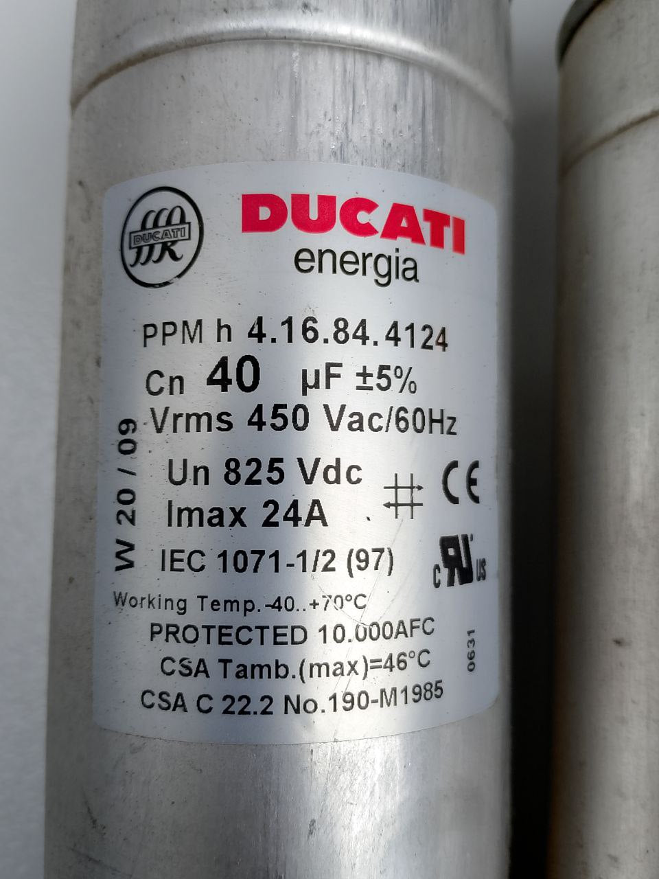 Кондензатор Ducati Energia 40uF за Fimer R800