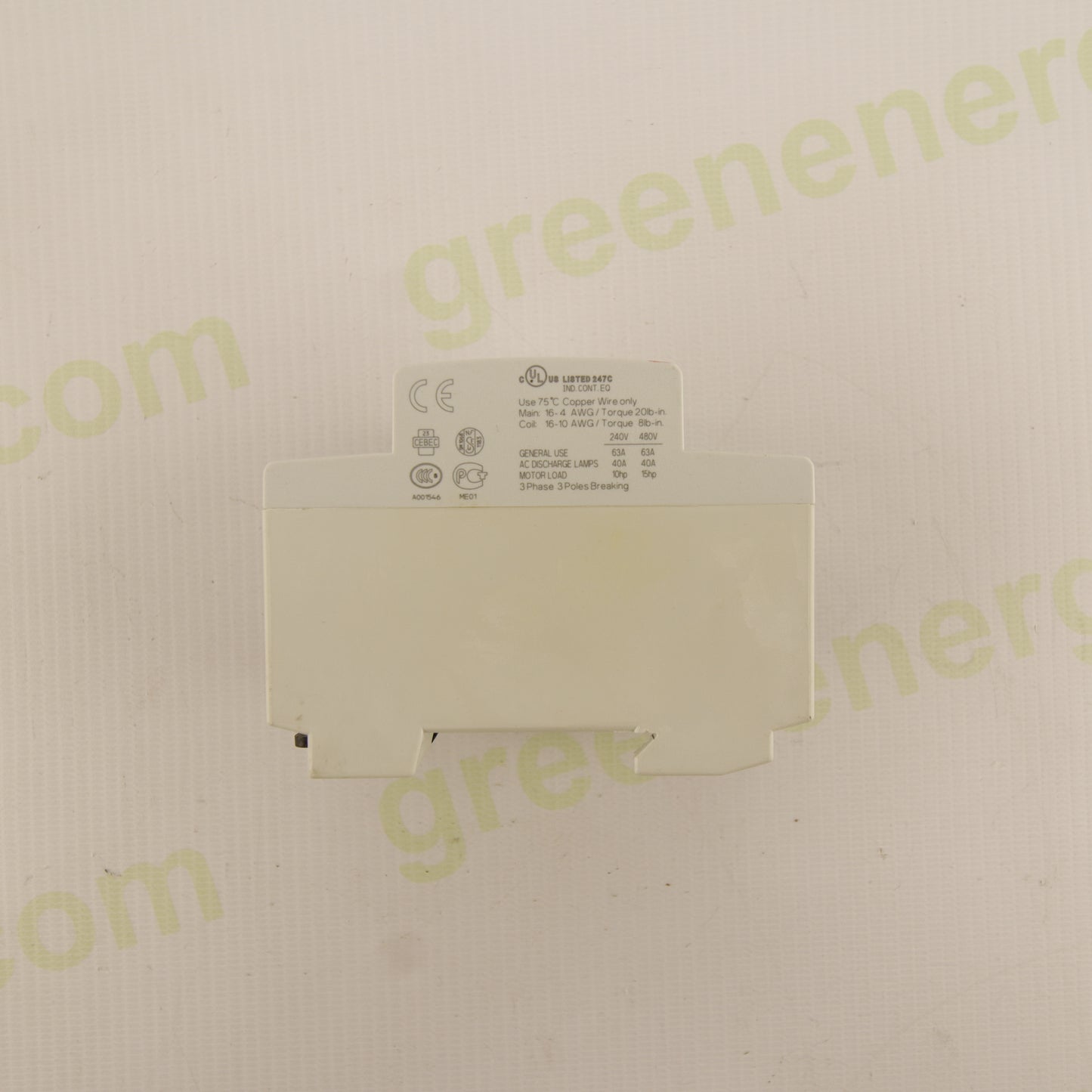 ABB ESB63-40 – 4-Pole Modular Contactor 63A AC-1 | 230V AC/DC Coil (40–450 Hz) | 40 kW @ 400V | 3NO + 1NO |
