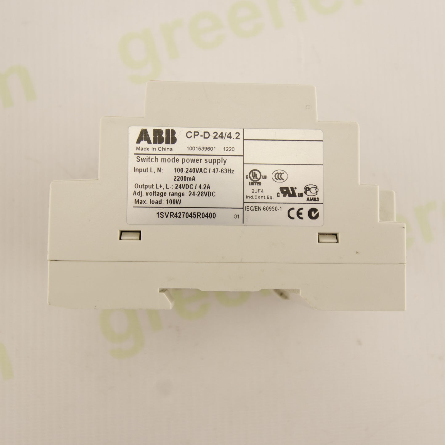 ABB CP-D 24/4.2 DIN Rail Industrial Power Supply – 230VAC → 24VDC 4.2A – 100W