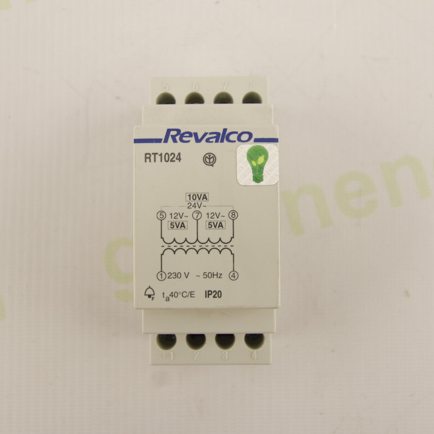 Revalco RT1024 Control Transformer | 230V to 2×12V | 2×5VA (10VA Total)