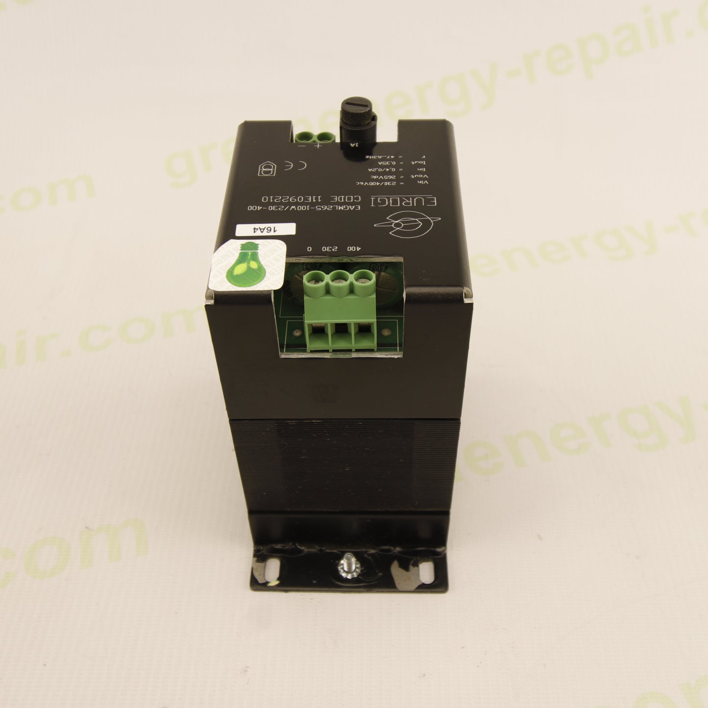 Eurogi EAGML265-100/230-400 – Industrial Power Supply 230/400VAC → 265VDC 0.35A (100W) – Adjustable Output – Code 11E092210