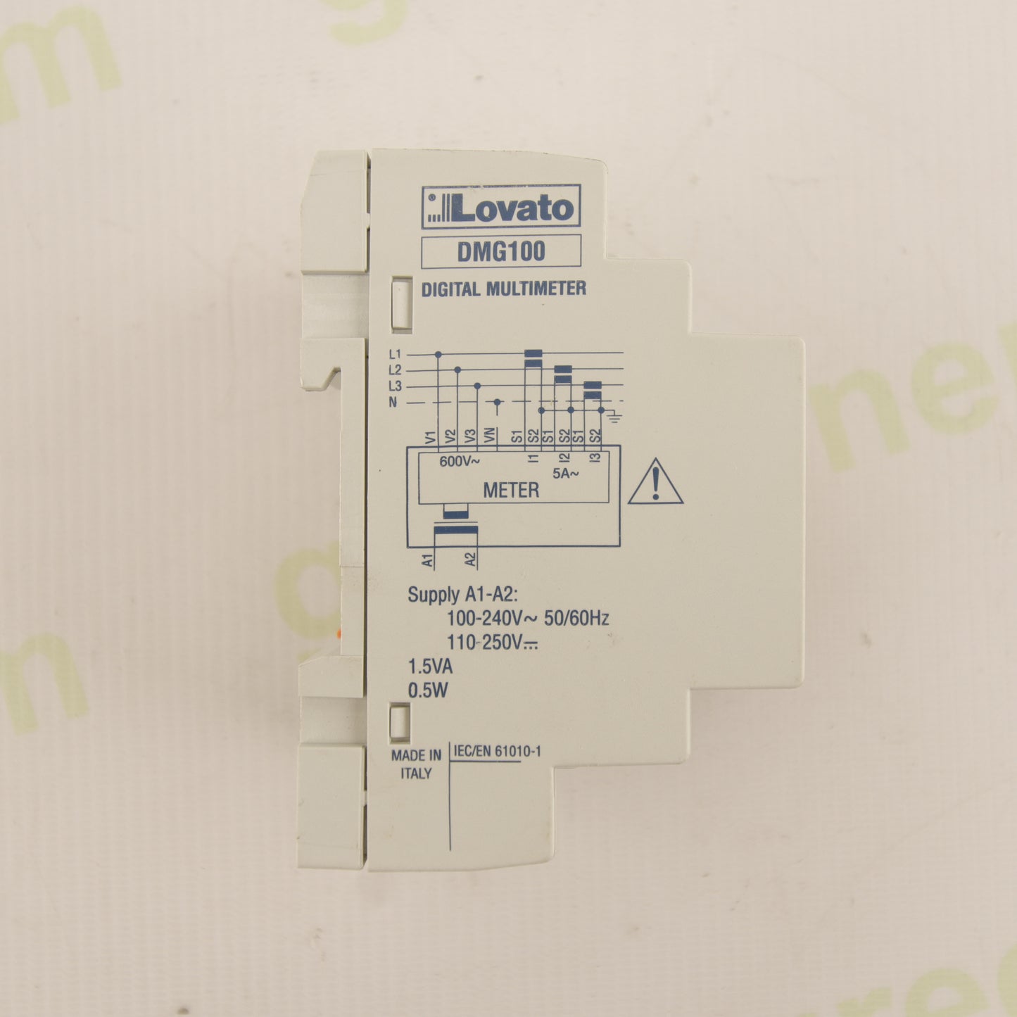 Lovato Electric DMG100 Digital Multimeter | 3-Phase & Single-Phase Monitoring | CT Compatible
