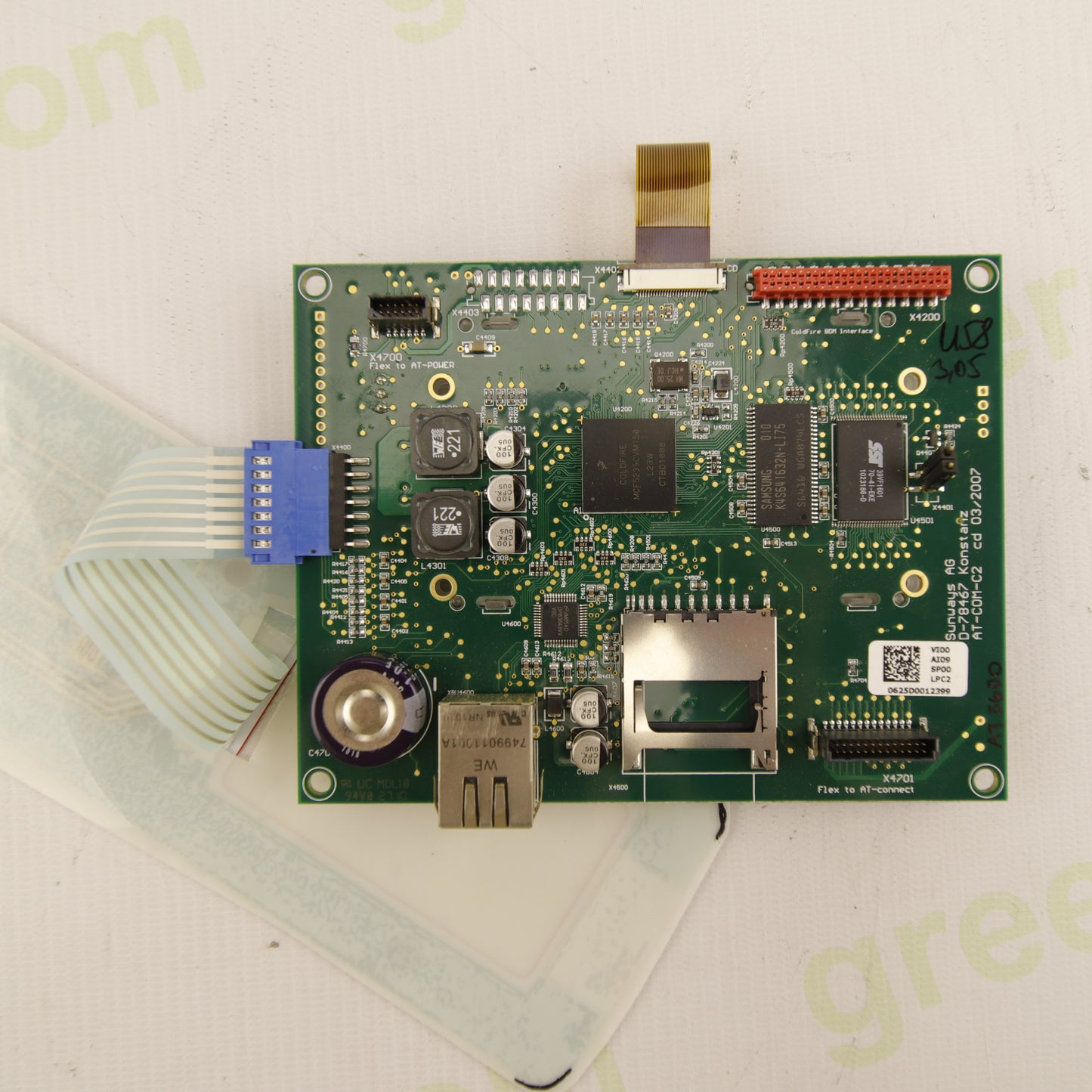 Sunways AT3600 – LCD Display & Communication Board | HMI Interface Module for Photovoltaic Inverter