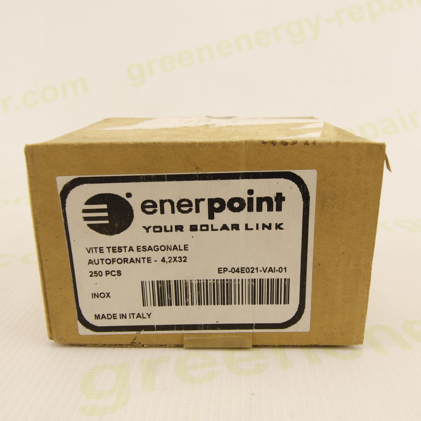 Enerpoint Self-Drilling Hex Head Screw 4.2 x 32 mm – Stainless Steel – Photovoltaic Mounting Fastener – Box of 250 pcs