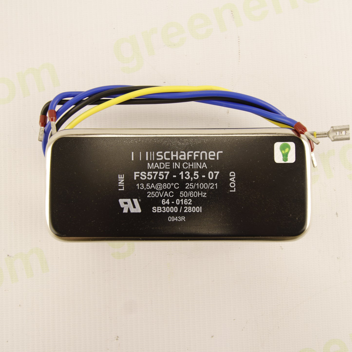 Schaffner FS5757-13.5-07 Single-Phase EMI/RFI Filter 250VAC 13.5A for SMA Sunny Boy SB3000 / SB2800i Photovoltaic Inverters