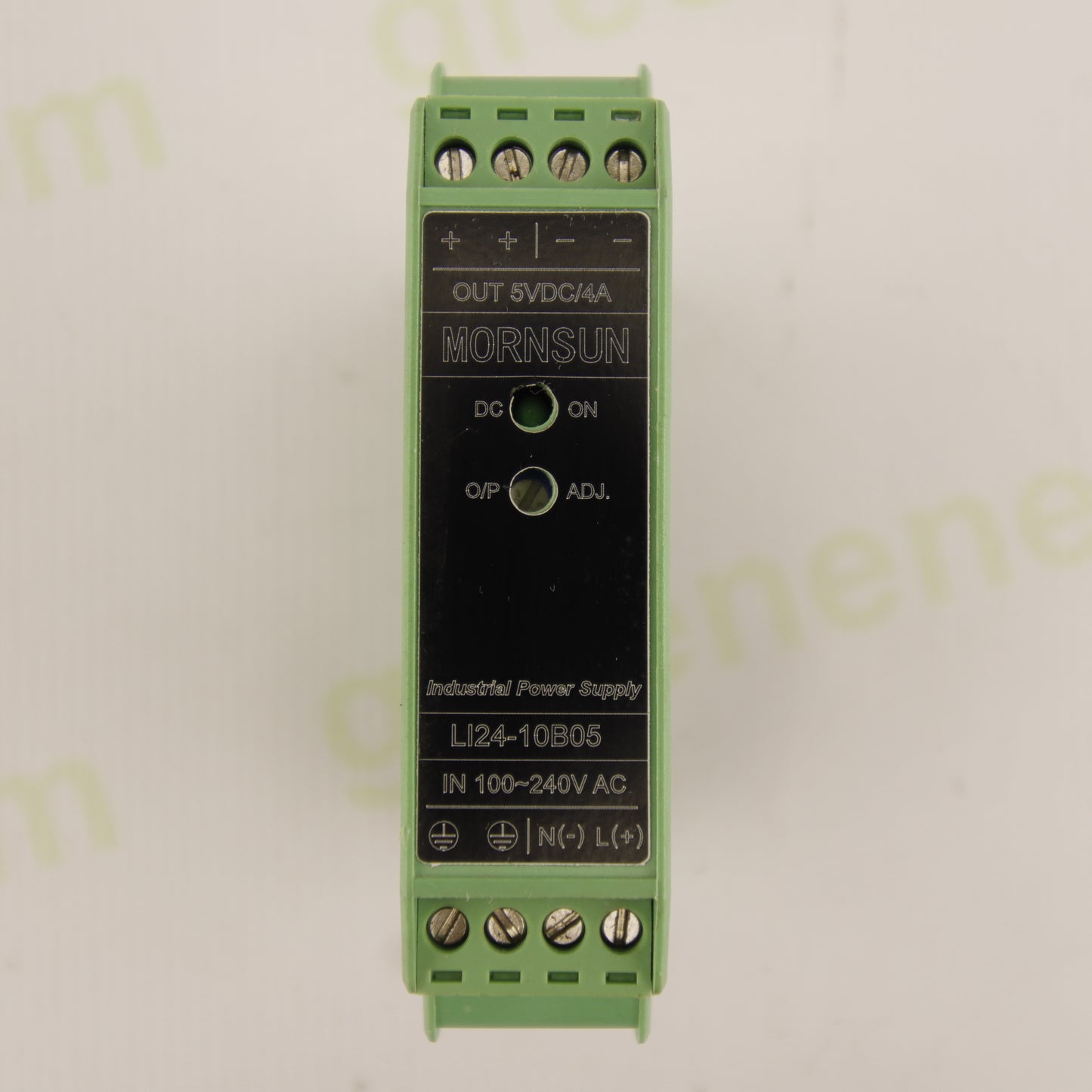 MORNSUN LI24-10B05 | DIN Rail AC/DC Power Supply | 5 VDC | 4 A | 24 W Series | Industrial Automation
