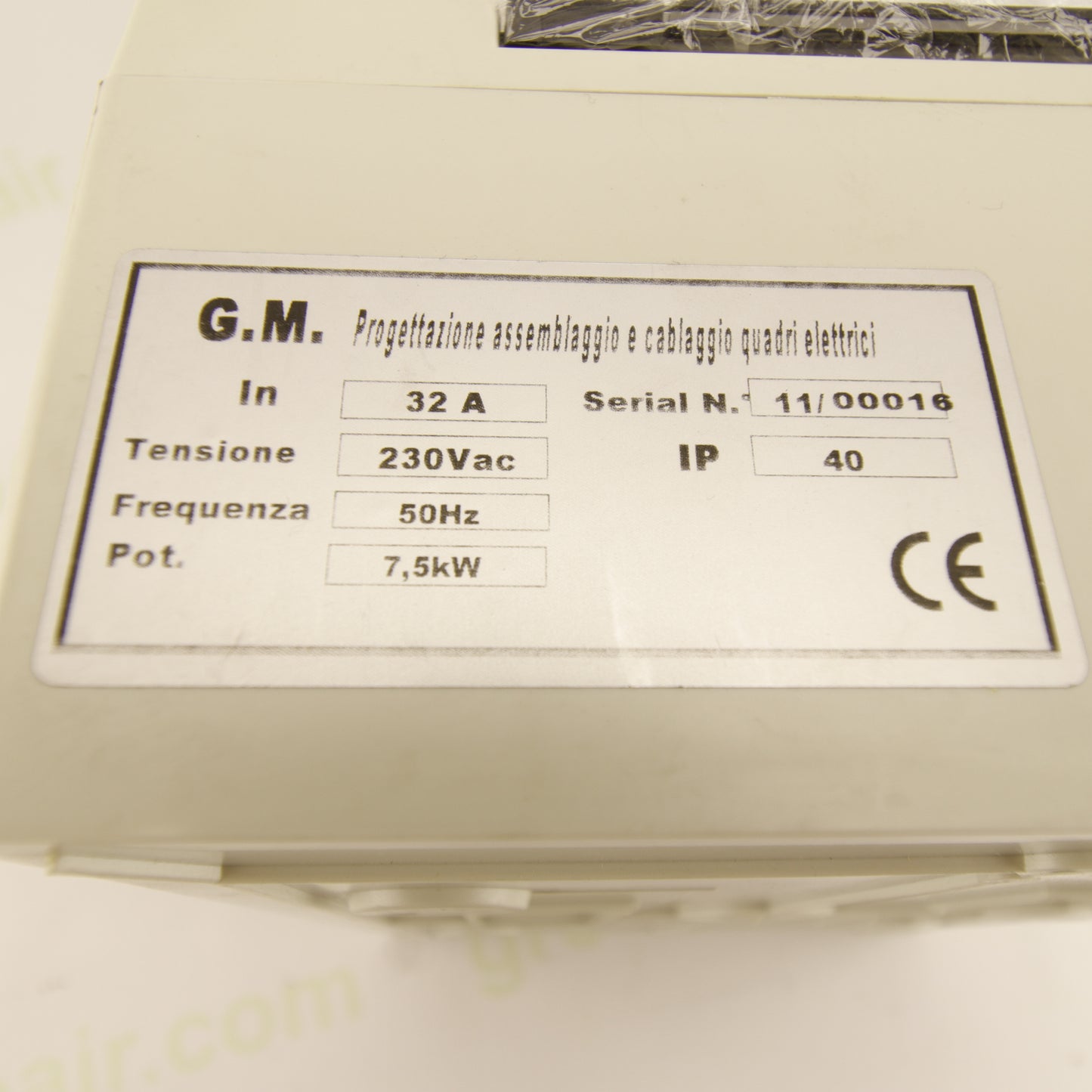 G.M. Electrical Distribution Box | 32A | 230V AC | 7.5 kW | 12-DIN Modular | IP40 | Moeller Enclosure