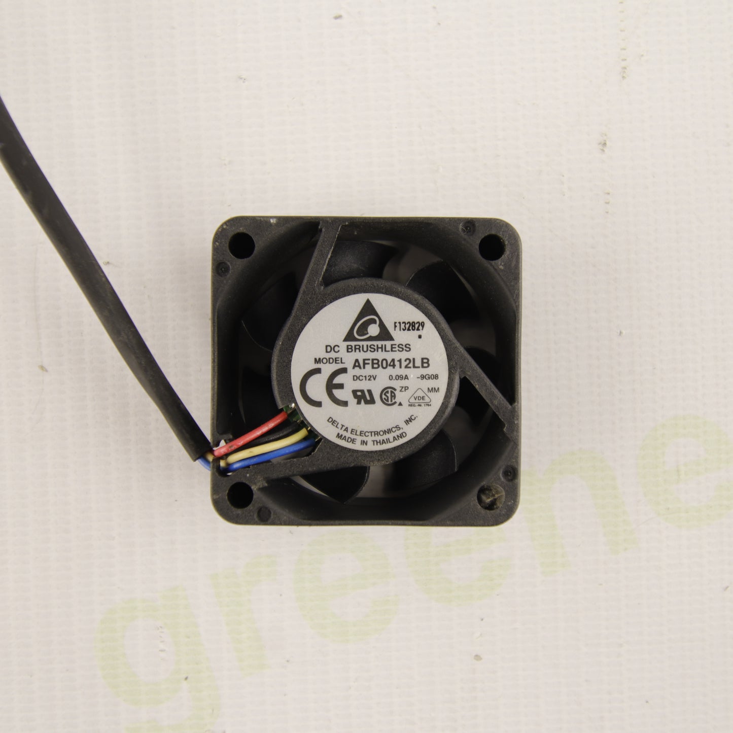 Delta Electronics AFB0412LB Axial Cooling Fan 12 VDC 0.09 A with or without Mounting Bracket for Photovoltaic Inverters and Industrial Applications