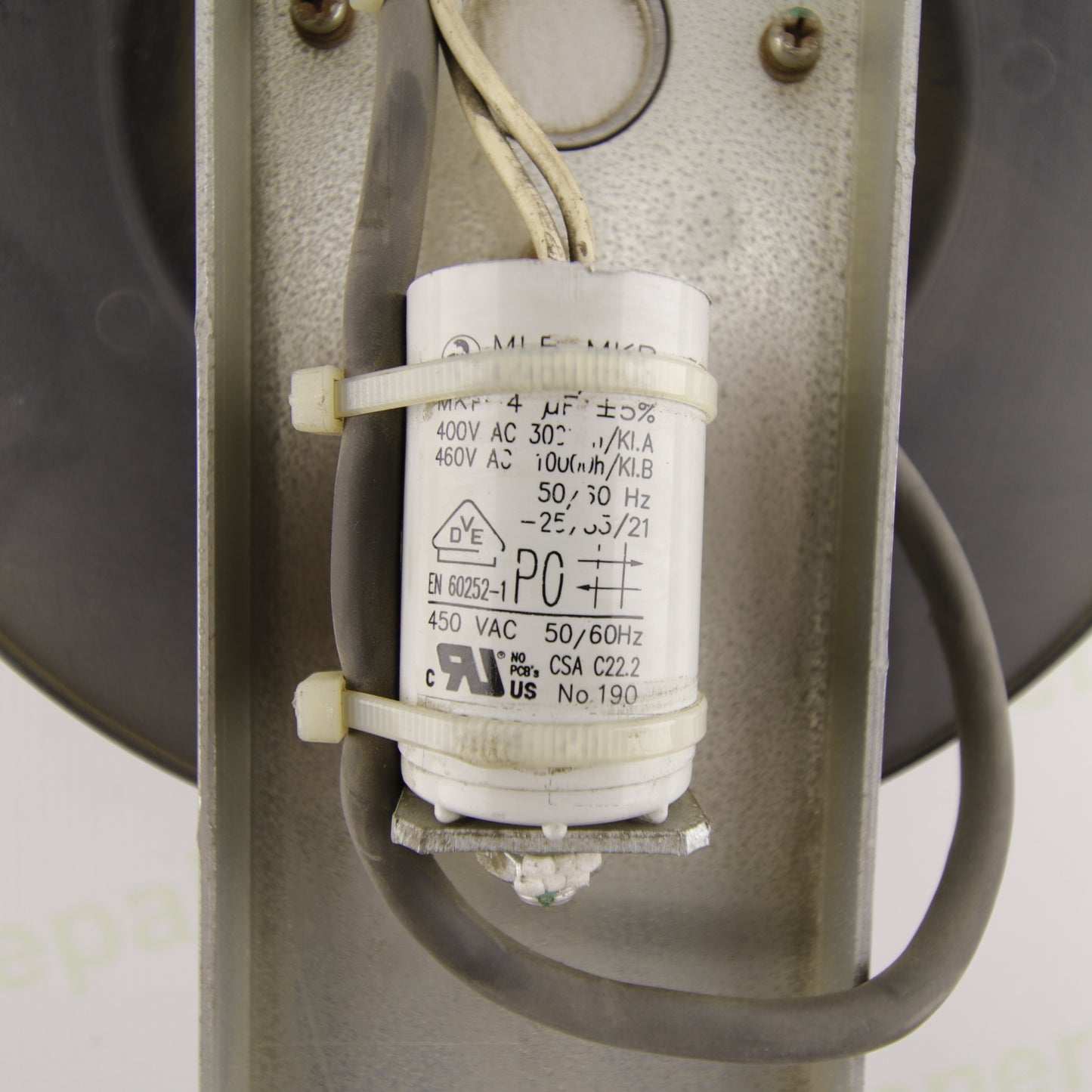 ebm-papst R2E225-BD92-40 | Industrial Centrifugal Blower | 230 VAC | 225 mm | Backward Curved | Complete with Capacitor & Mounting Bracket
