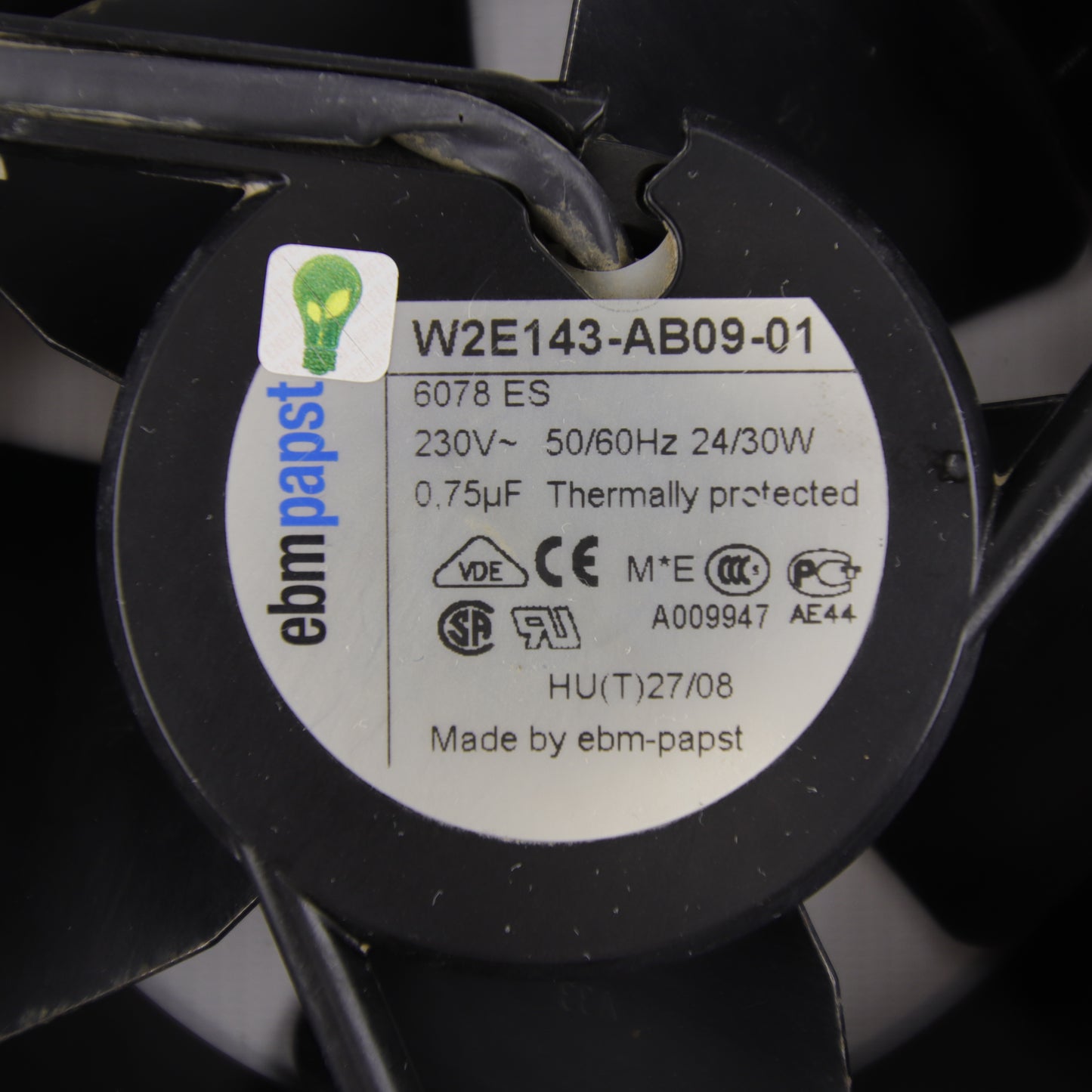 ebm-papst W2E143-AB09-01 Axial Fan | 230 V AC | 30 W