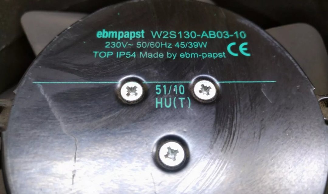 ebm-papst w2s130-ab03-10 EBMPAPST 220v 45/39w Kaco Powador x инвертор