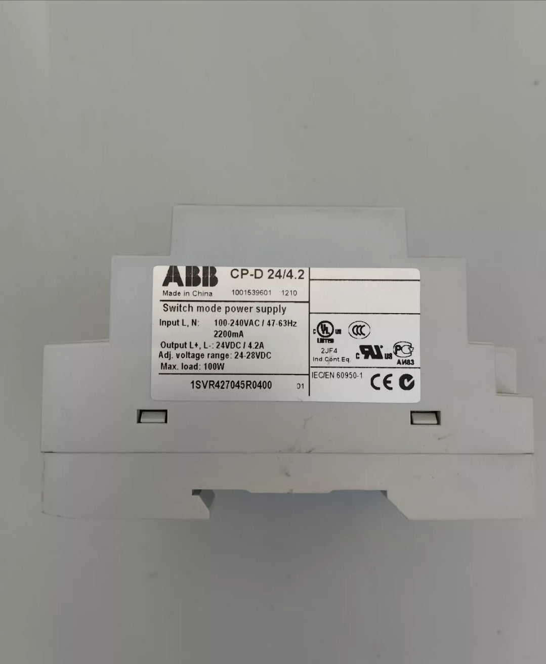 ABB CP-D24/4.2 1SVR427045R0400 24VDC 4.2A РЕЖИМ НА ЗАХРАНВАНЕ