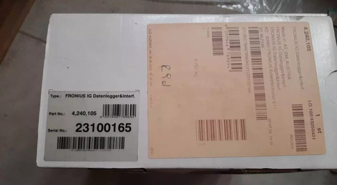 FRONIUS DATALOGGER & INTERFACE MONITOR A-4600 Wels 12V 250mA IP20