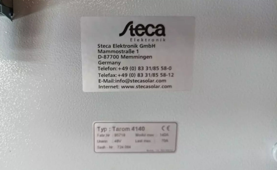Gestore di sistema per sistema fotovoltaico STECA TAROM 4140 48V 70A 140A