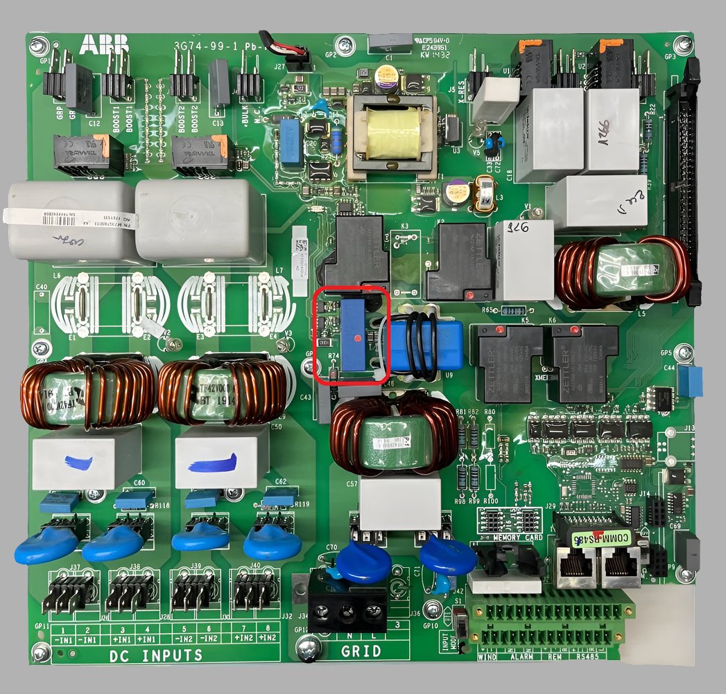 Relè allo stato solido MEDER LI12-BV14072 12V DC per inverter Aurora, ABB, Fimer | Corregge l'errore RISO LOW nei modelli da 3 kW a 12,5 kW