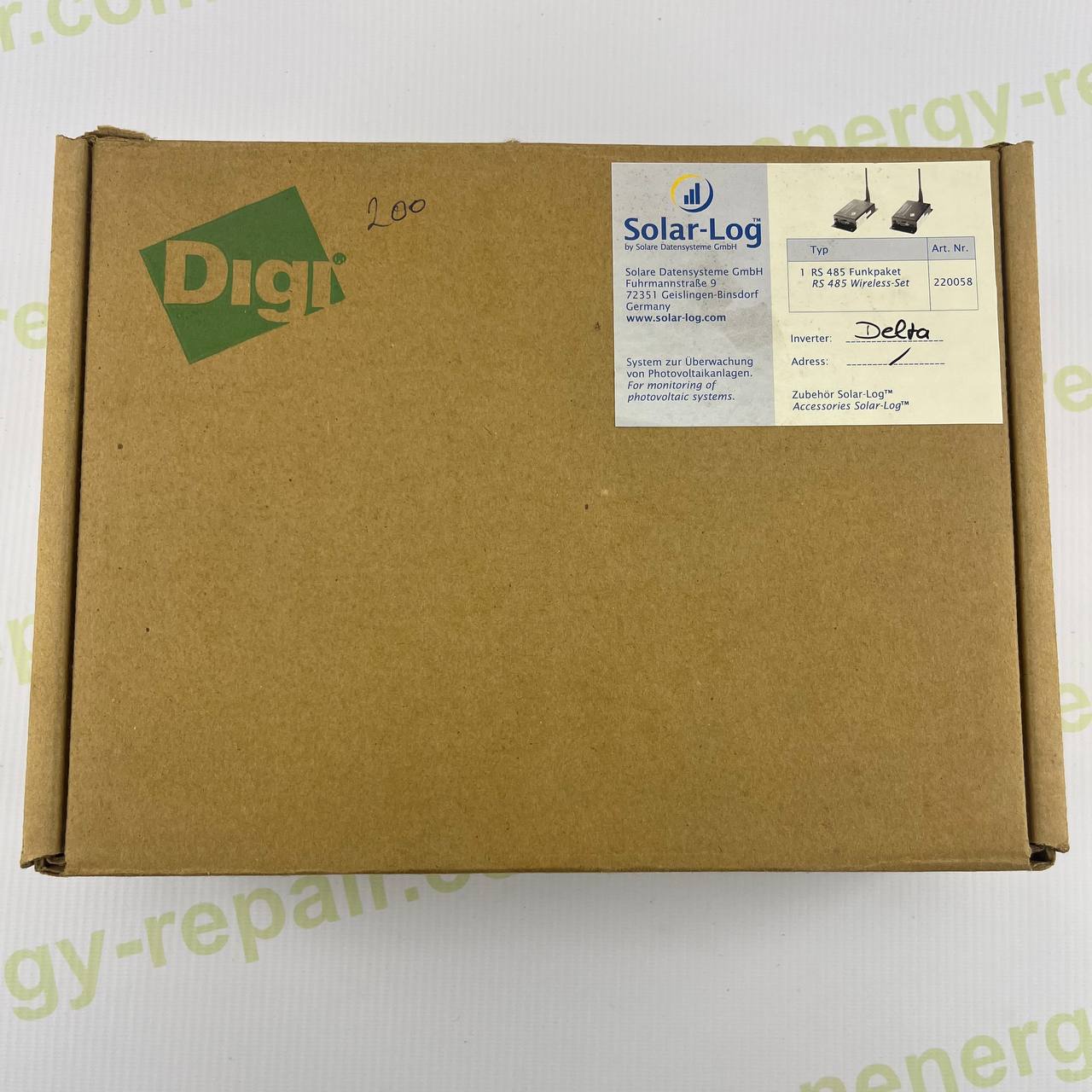 Solar-Log™ RS485 Wireless Monitoring Kit for Delta Inverters | Complete Plug-and-Play Set