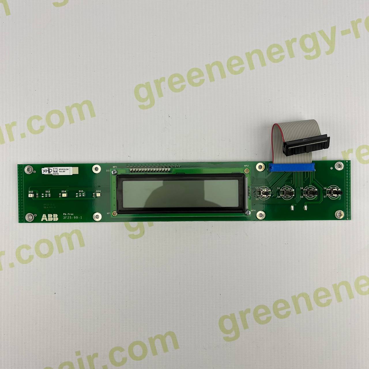 ABB Aurora Display Module | 4-Button LCD Interface | Compatible with PVI-3.0–12.5 OUTD Series | Used, Tested