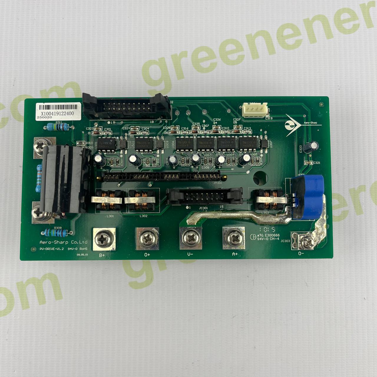 Sunways Inverter Power Board with IGBT Driver | PU-DRIVE-V1.2 | Mitsubishi PM50B6LA060 | ~30kW | Used, Tested