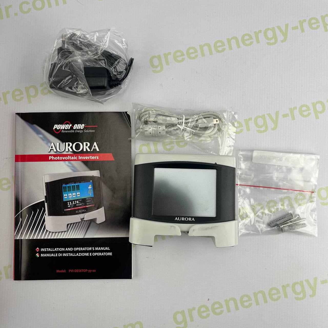 Aurora PVI-DESKTOP Monitoring Display | RS485 Interface | KD17732 / 3I88001F000G | Full Set | For ABB / Power-One Inverters