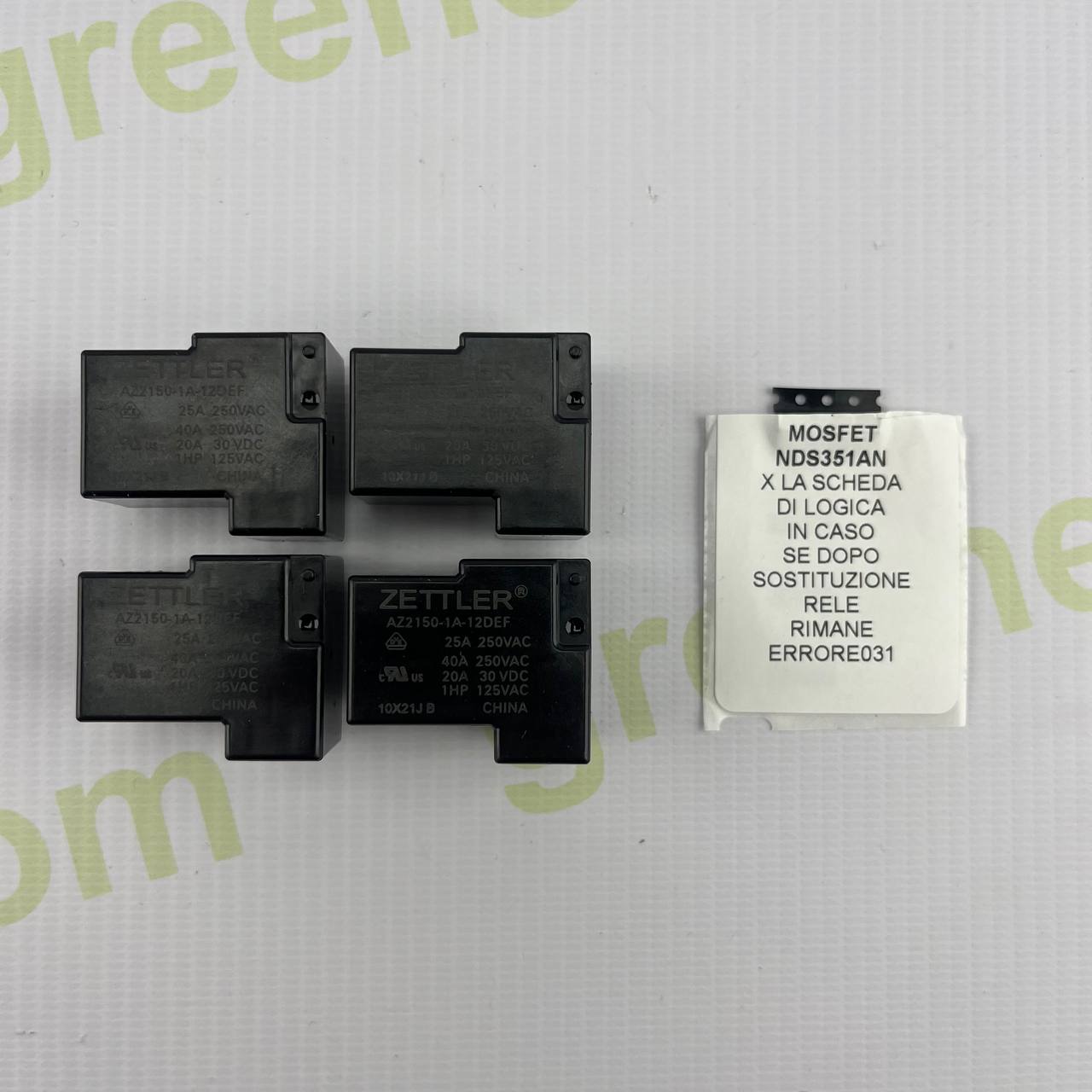 E031 Error Repair Kit | 4 Relays + 4 MOSFETs for Aurora, ABB, Fimer Inverters (ZETTLER AZ2150W-1AE-12DEFT) | 6-Month Warranty