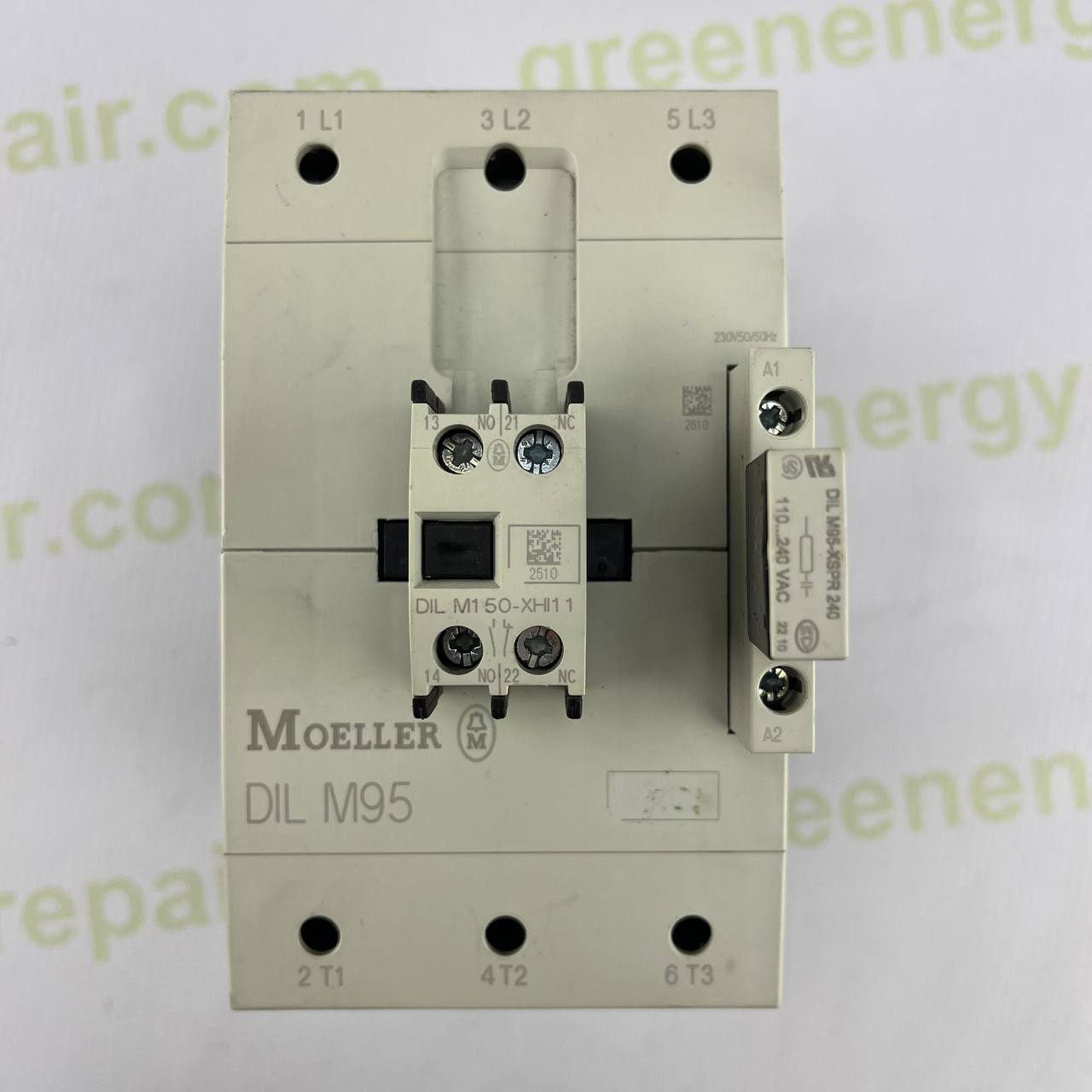 Moeller DIL M(C)95 Contactor | 3P 110A | 230V Coil | 45–75 kW | Auxiliary Block + Coil Included | Used – Excellent Condition | Made in Germany