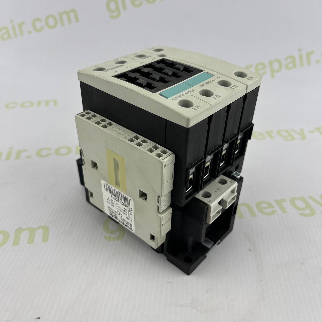 Siemens 3RT1336-1AU00 Contactor + 3RH1921-2DE11 Auxiliary Relay | 3P 110A | AC-1/AC-3 | Used | Made in Germany