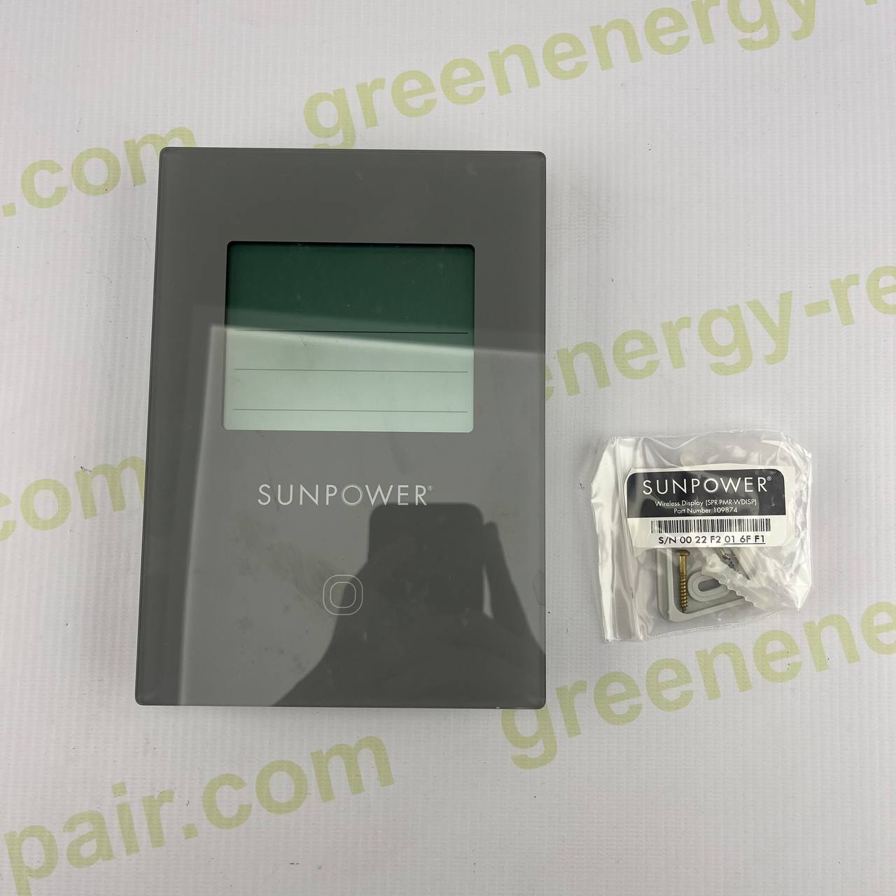 SunPower Wireless Display | Part No. 109874 | Real-Time Solar Monitoring | SPR-PWR-WDISP |