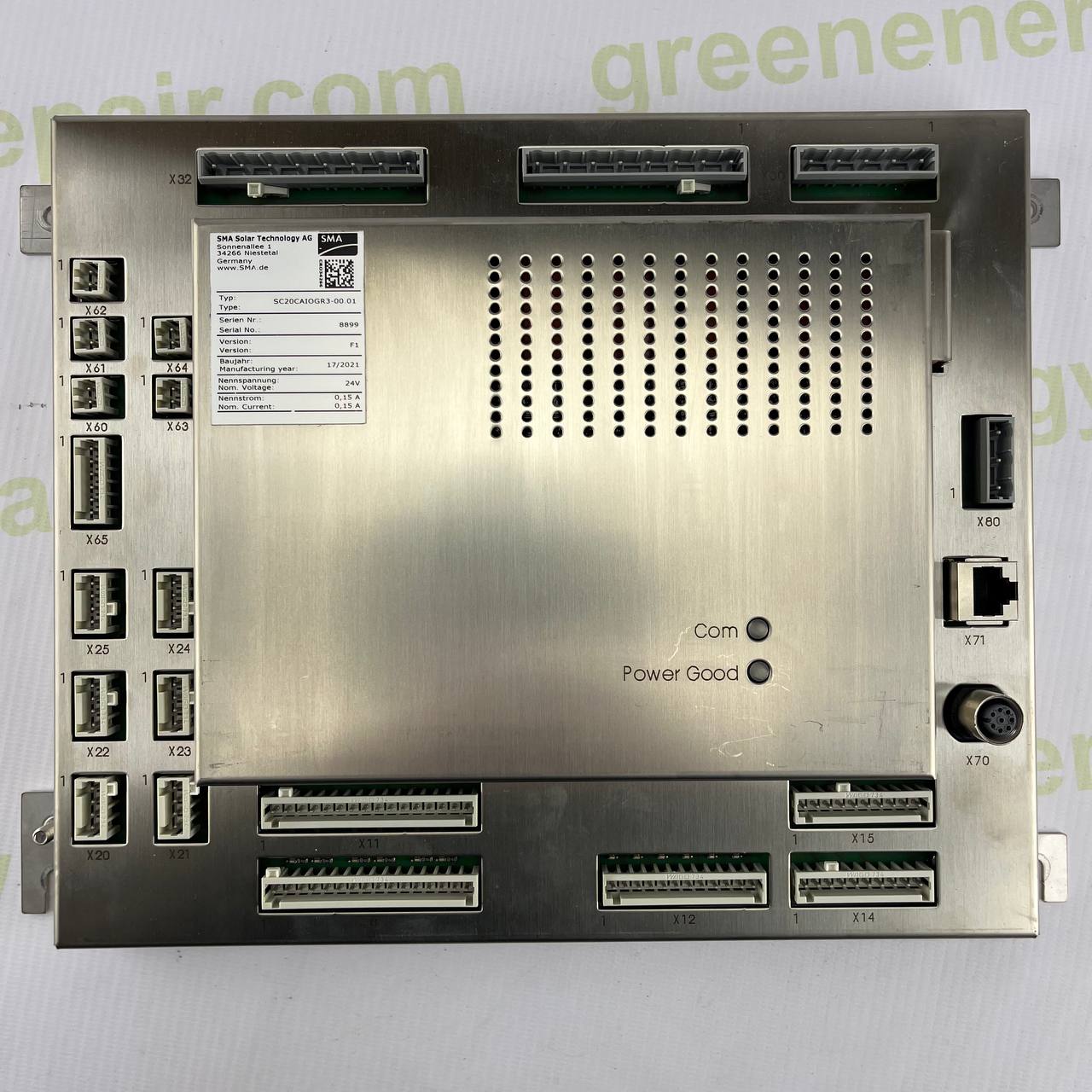 SMA SC20CAIOGR3-00.01 Industrial Control Board | 24V DC | Stainless Steel Enclosure | PV/SCADA Integration | Made in Germany