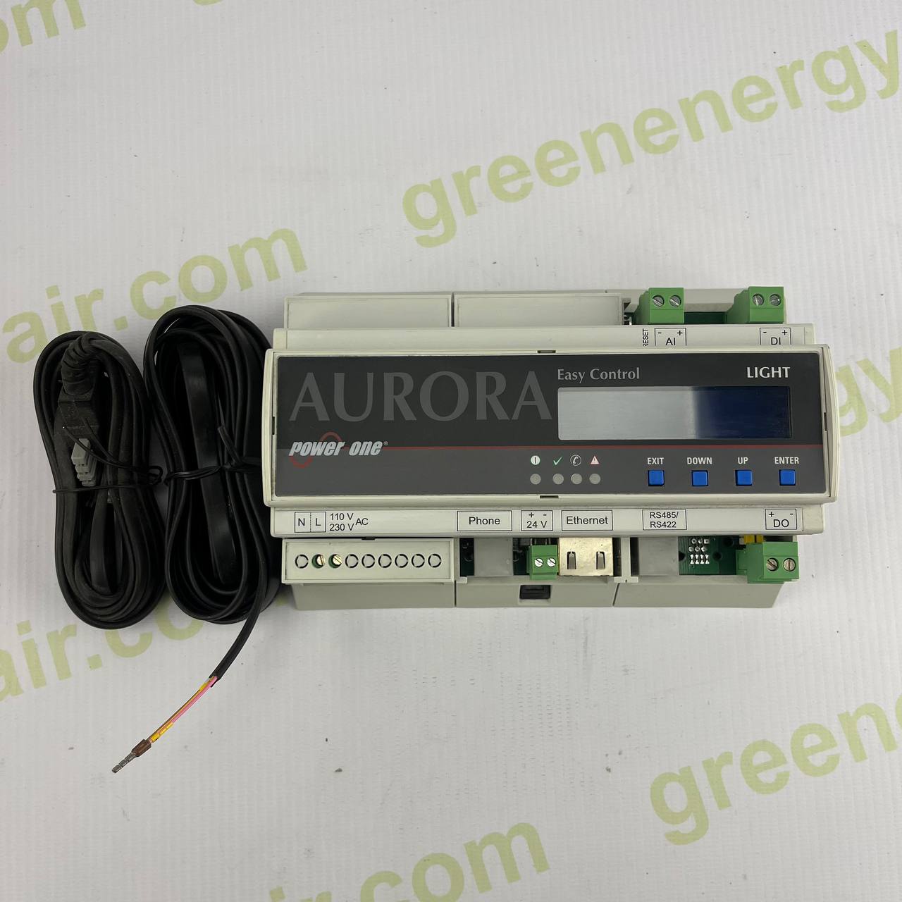 Power-One Aurora Monitoring System Light+ | Model 421.118 | RS485/RS422, Ethernet, Analog Input | Part No. 300669/2510 037 | 24V DC | Made in Germany