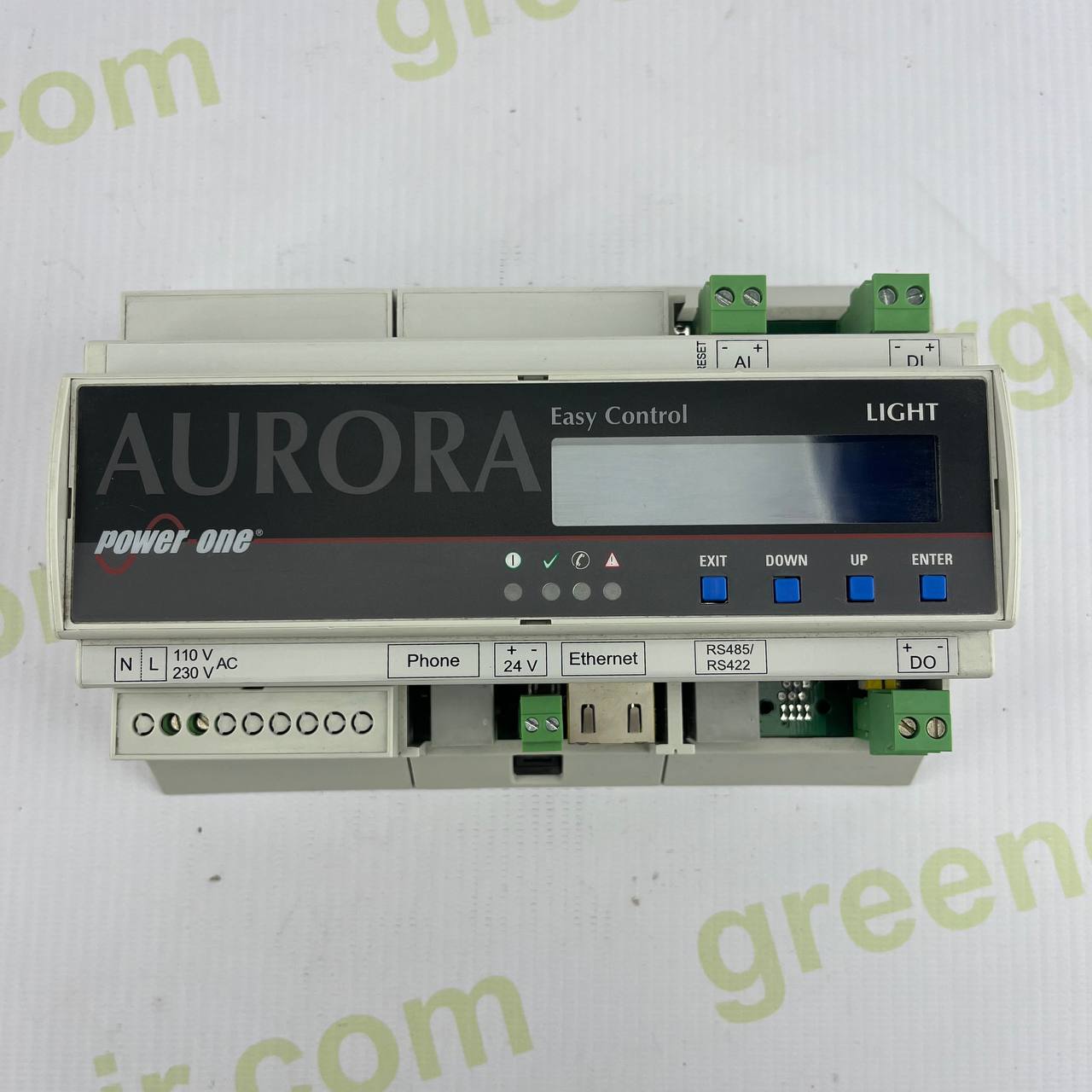 Power-One Aurora Monitoring System Light+ | Model 421.118 | RS485/RS422, Ethernet, Analog Input | Part No. 300669/2510 037 | 24V DC | Made in Germany