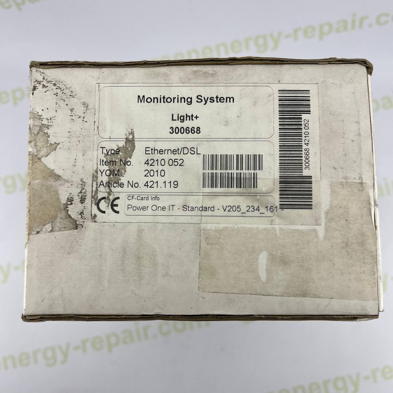 Power-One Aurora Monitoring System Light+ | Model 300668 | Part No. 421.119 | Ethernet/DSL Remote Monitoring | RS485/RS422 | 110/230V AC | DIN Rail Mount | 2010