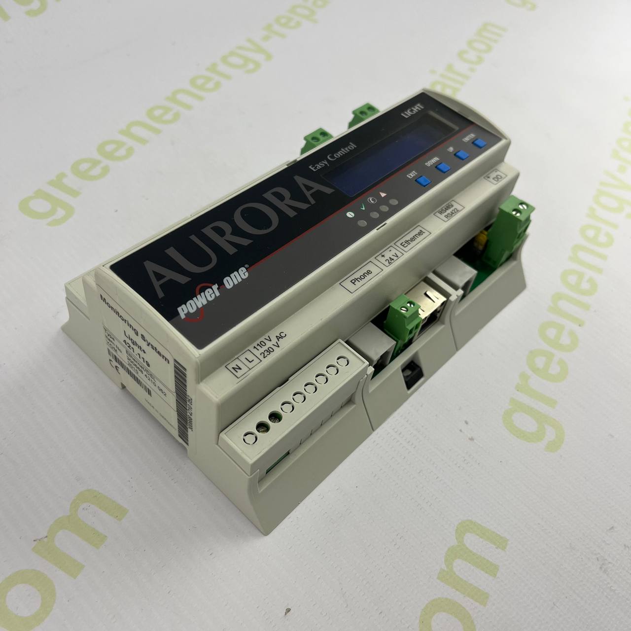 Power-One Aurora Monitoring System Light+ | Model 300668 | Part No. 421.119 | Ethernet/DSL Remote Monitoring | RS485/RS422 | 110/230V AC | DIN Rail Mount | 2010