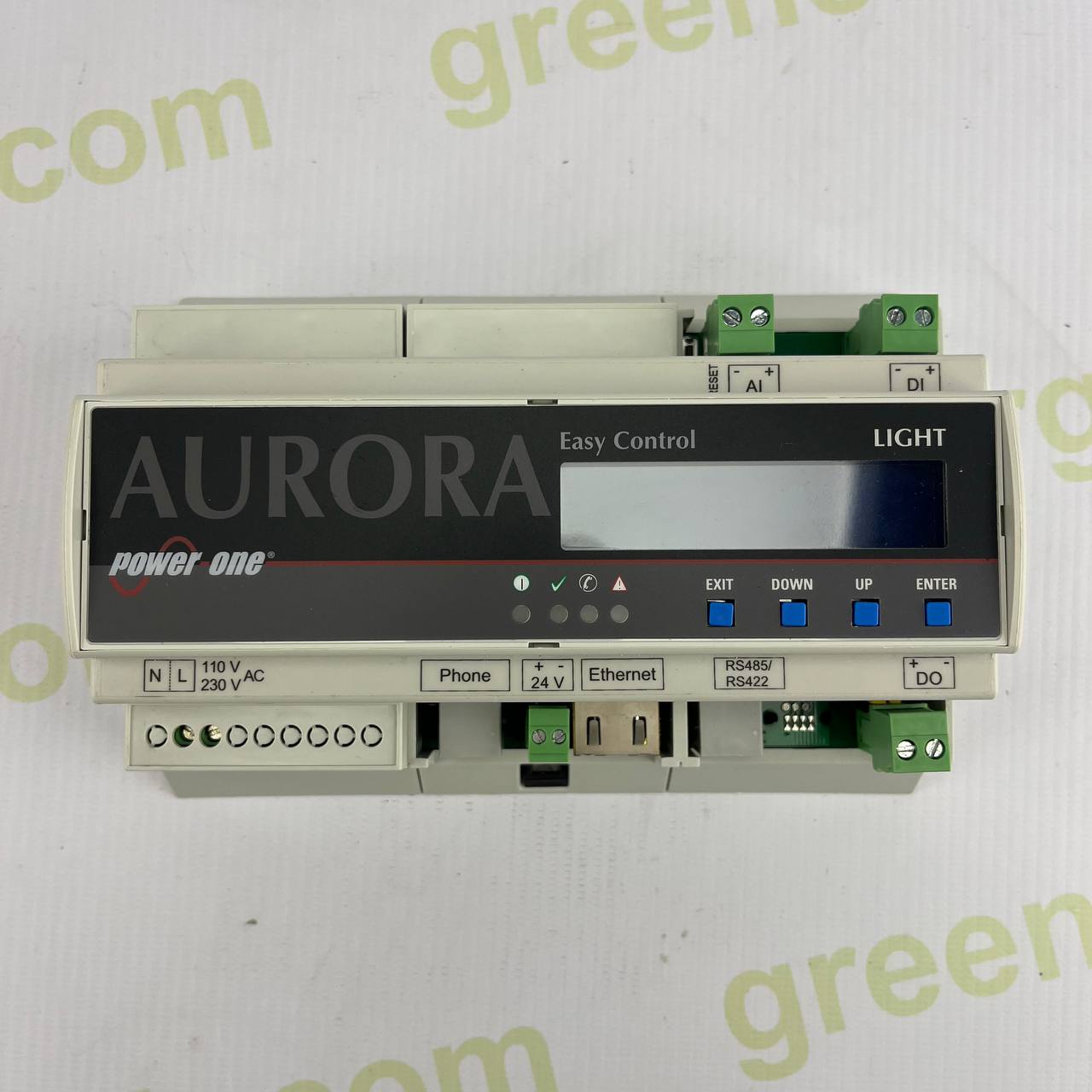 Power-One Aurora Monitoring System Light+ | Model 300668 | Part No. 421.119 | Ethernet/DSL Remote Monitoring | RS485/RS422 | 110/230V AC | DIN Rail Mount | 2010