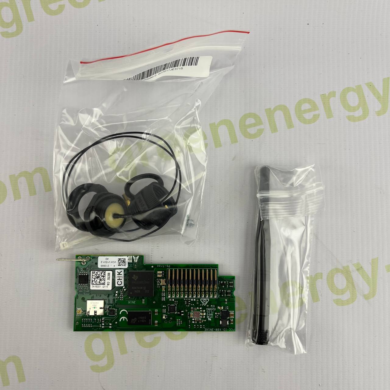 ABB VSN300 Wi-Fi Card | Part No. 3N160010000A | Wireless Monitoring Module for Inverters | Includes Antenna, Cables & Documentation