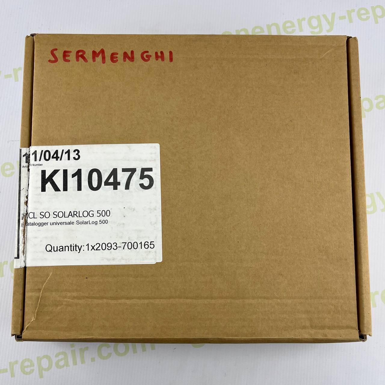 Solar-Log 500 Data Logger | Universal PV Monitoring Device | Ethernet Connectivity | Art. No. 210501 (KI10475) | Display & Control Panel | Includes Accessories