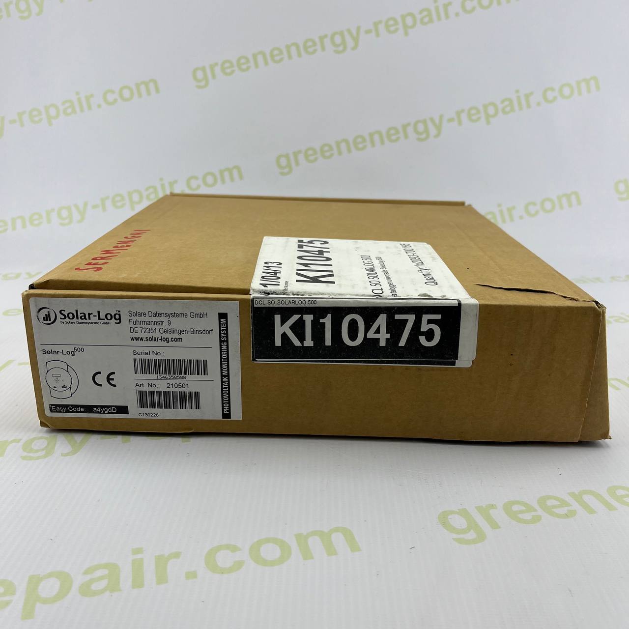 Solar-Log 500 Data Logger | Universal PV Monitoring Device | Ethernet Connectivity | Art. No. 210501 (KI10475) | Display & Control Panel | Includes Accessories