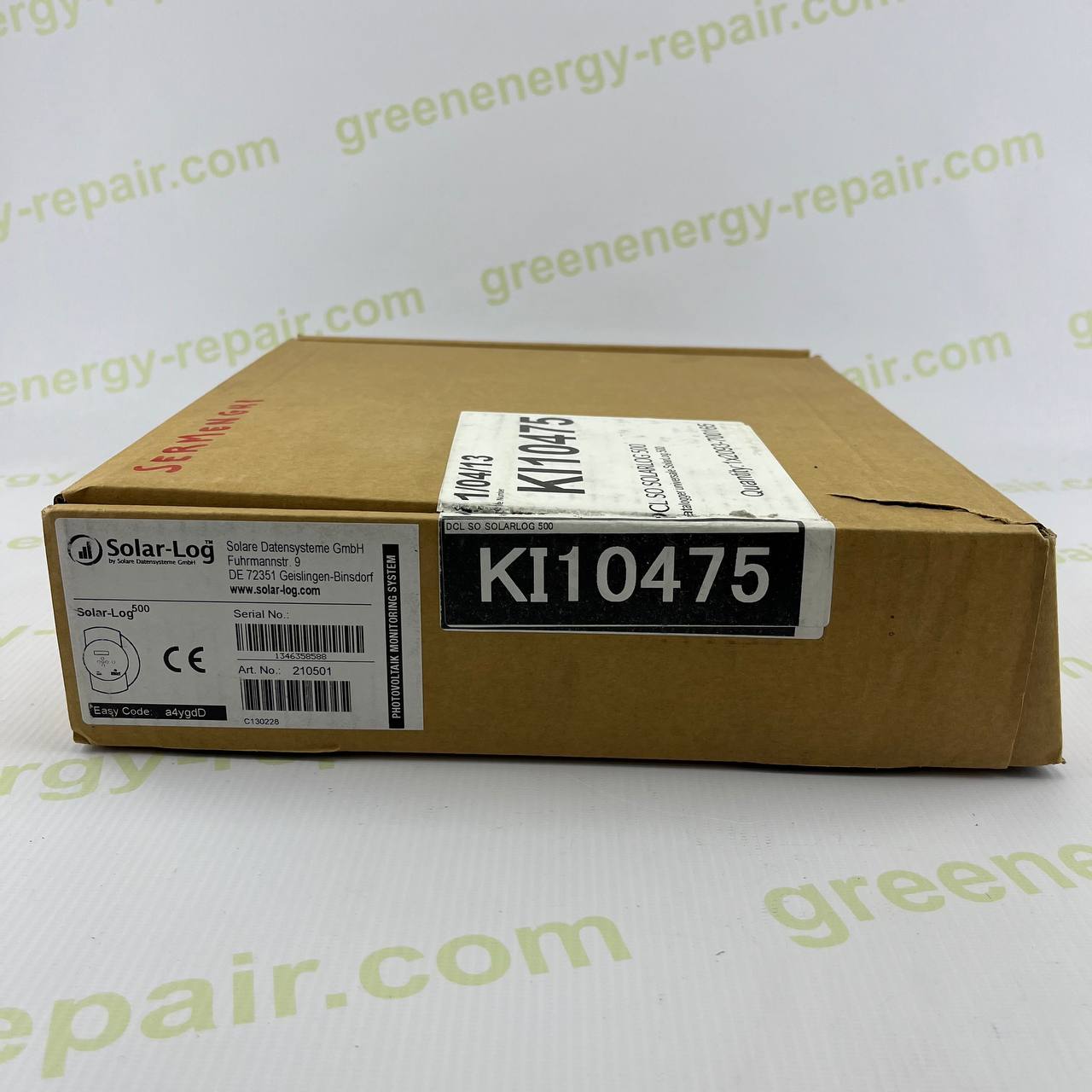 Solar-Log 500 Data Logger | Universal PV Monitoring Device | Ethernet Connectivity | Art. No. 210501 (KI10475) | Display & Control Panel | Includes Accessories