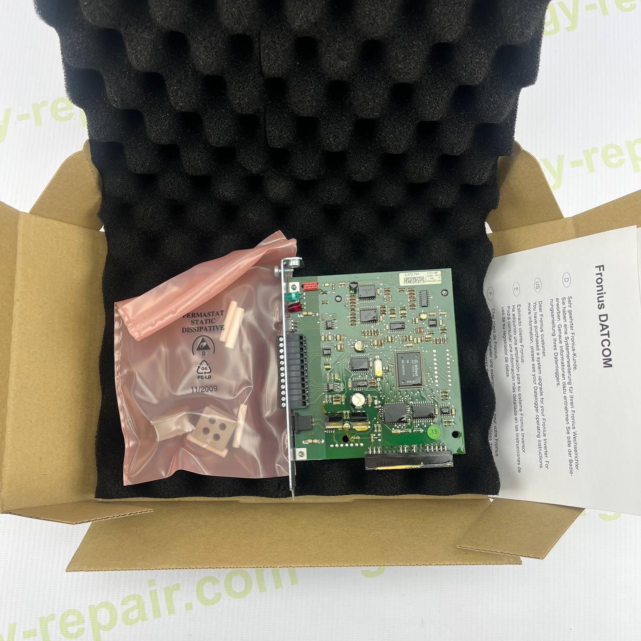 Fronius Sensor Card Retrofit IG | Art. No. 4,240,004,Z | External Sensor Interface for DATCOM |