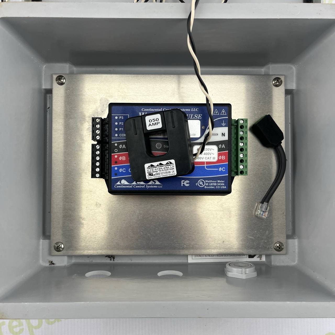 SunPower Consumption Monitoring Kit | Part No. 110967 | WNB-3Y-400-P WattNode Pulse