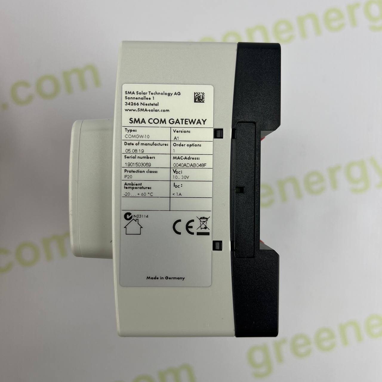 SMA COMGW-10 Communication Gateway | RS485 to Ethernet Bridge