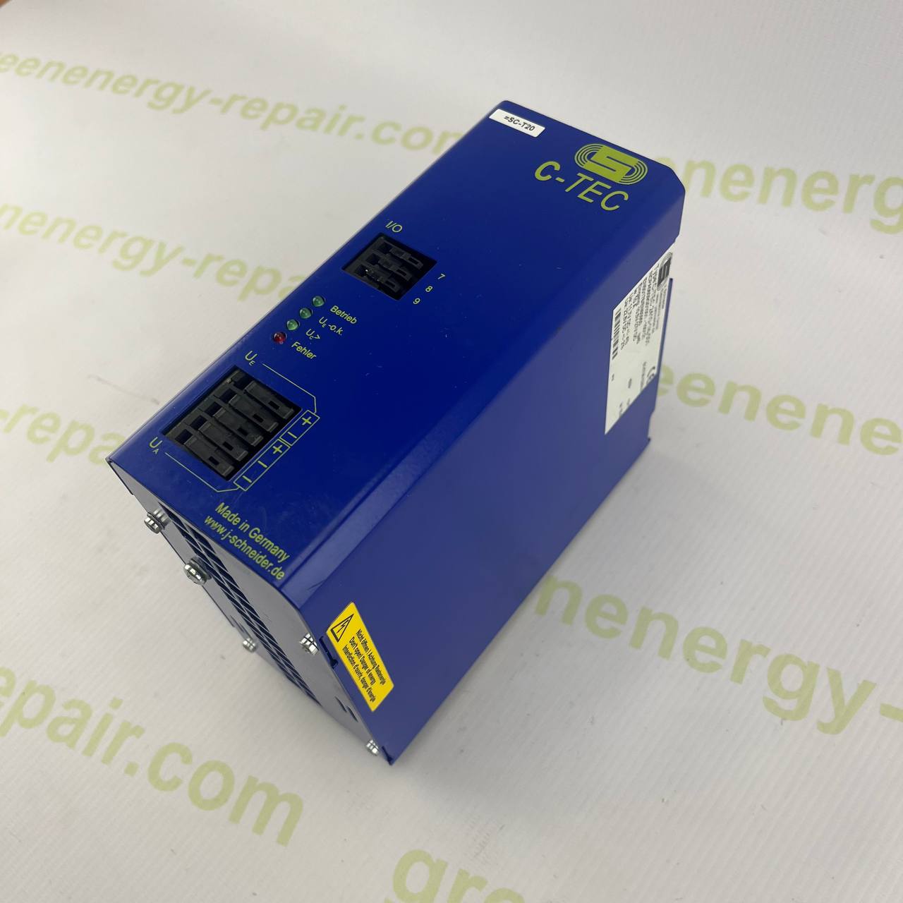 J. Schneider C-TEC 2410-1KJ-001 Buffer Power Supply Module | Made in Germany