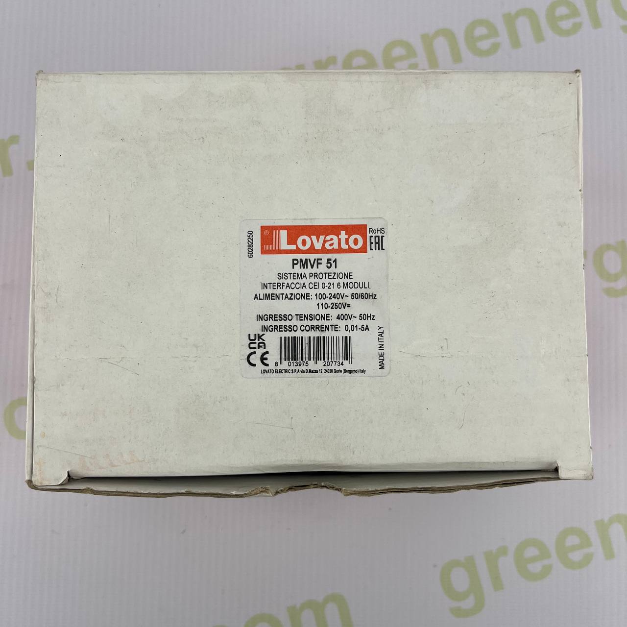 Lovato Electric PMVF51 Protection Interface Module | CEI 0-21 & CEI 0-16 Compliant | Relay Control & Display