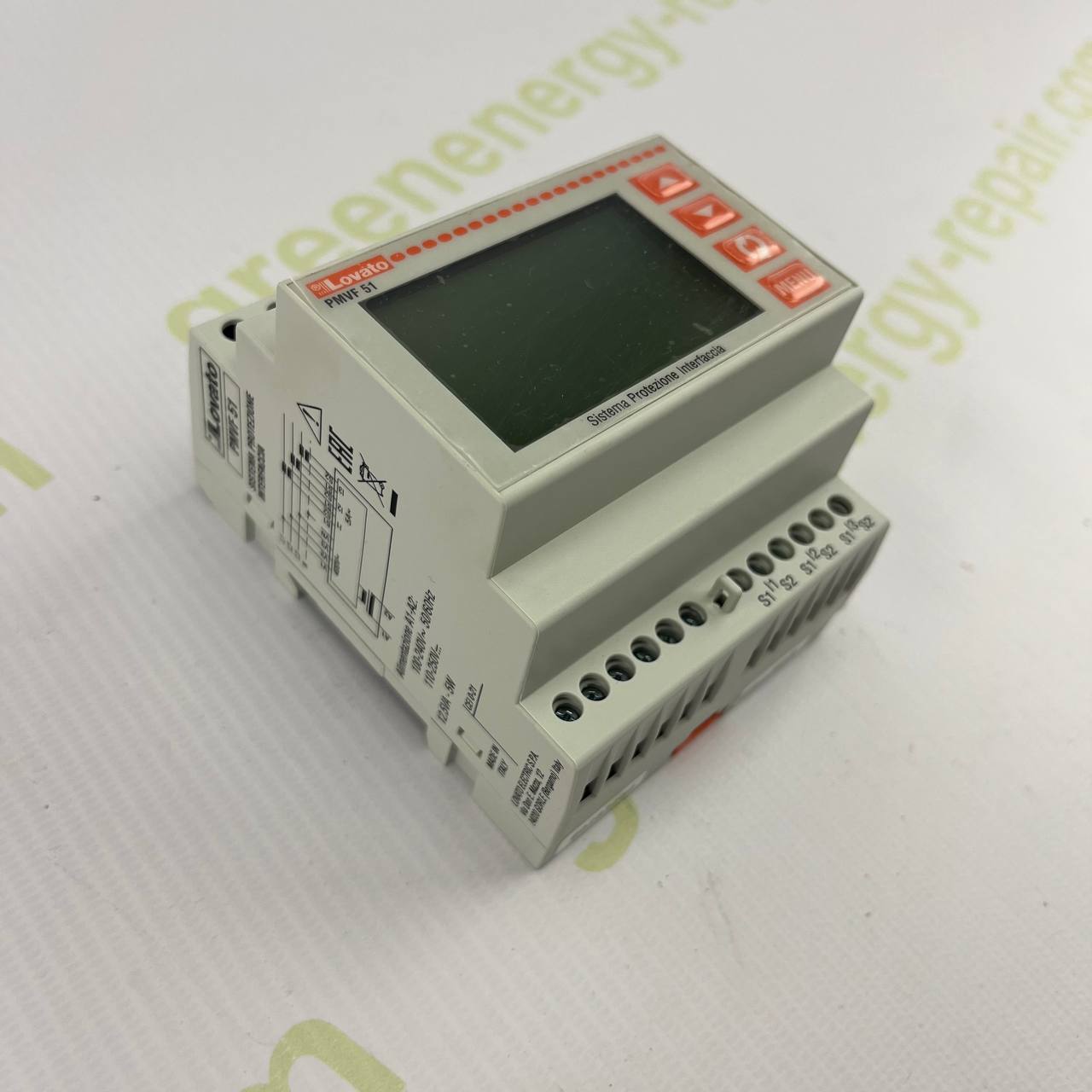 Lovato Electric PMVF51 Protection Interface Module | CEI 0-21 & CEI 0-16 Compliant | Relay Control & Display