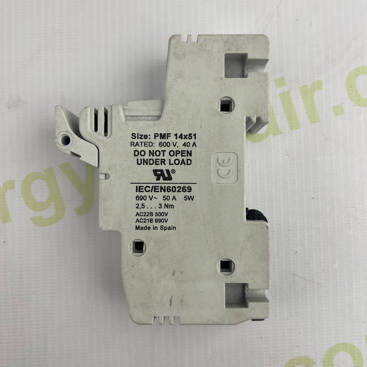 DF Electric PMF 14x51 Fuse Holder | 690V AC | 50A | IEC/EN 60269