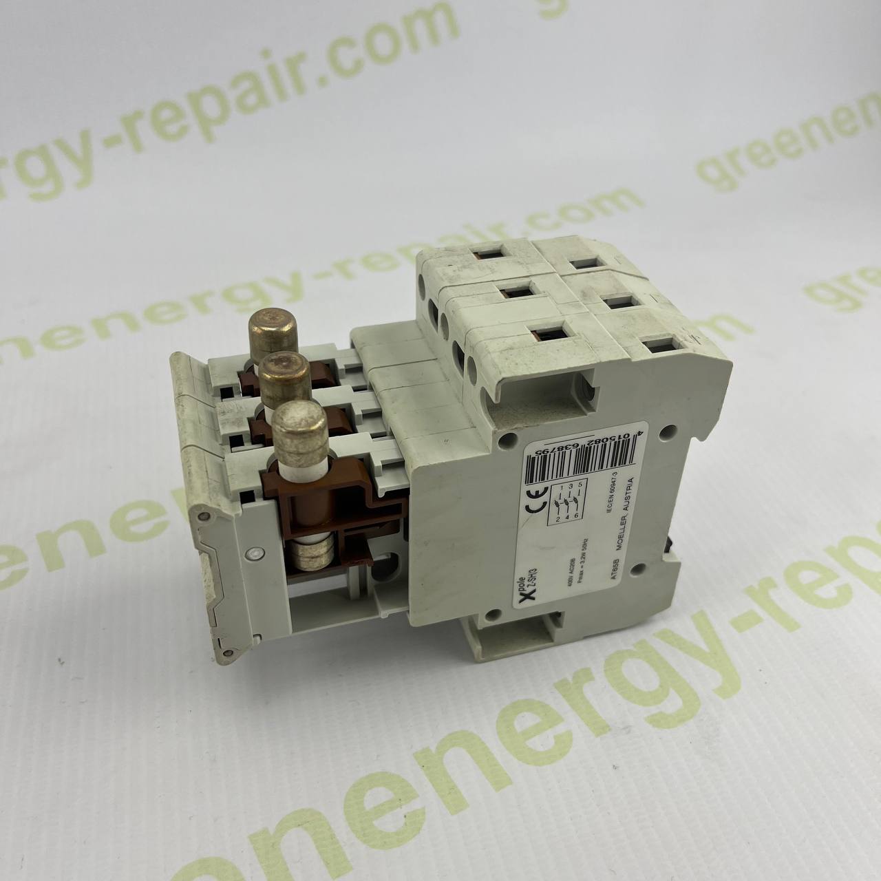 Moeller Xpole Z-SH/3 3-Pole Fuse Holder | 32A | 400V AC | IEC/EN 60947-3