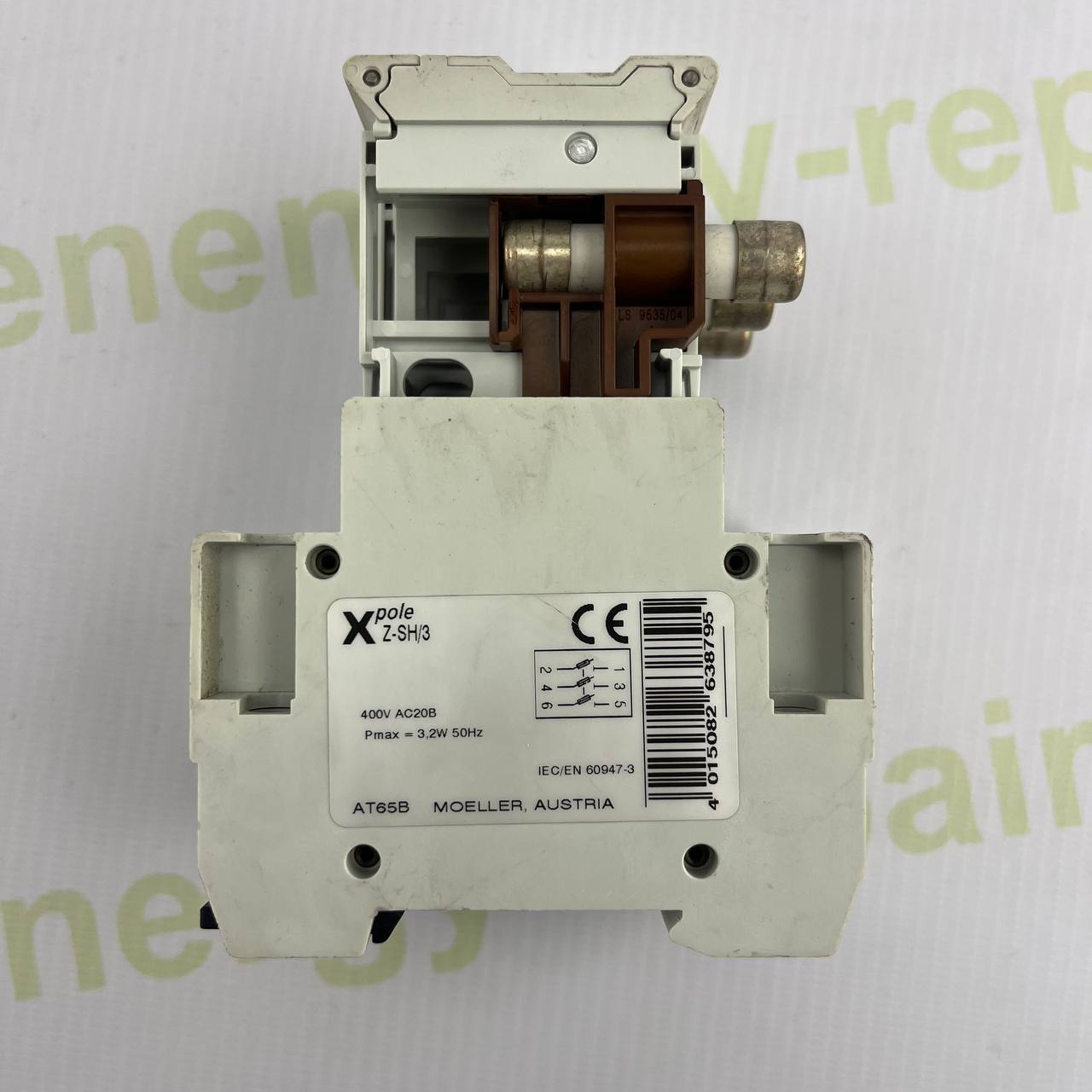 Moeller Xpole Z-SH/3 3-Pole Fuse Holder | 32A | 400V AC | IEC/EN 60947-3